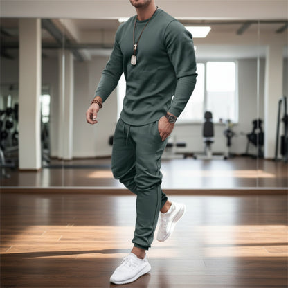 Dario | Completo Tuta Uomo Felpa Girocollo Jogger