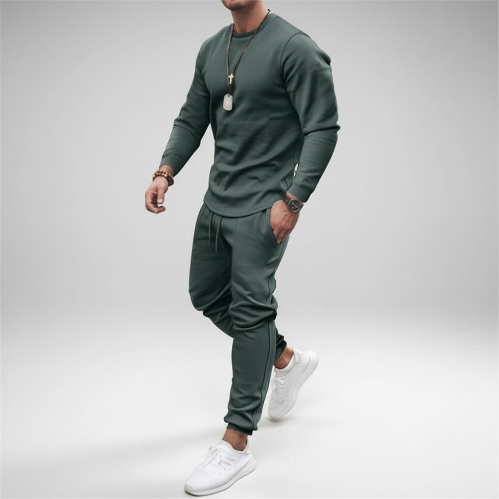 Dario | Completo Tuta Uomo Felpa Girocollo Jogger
