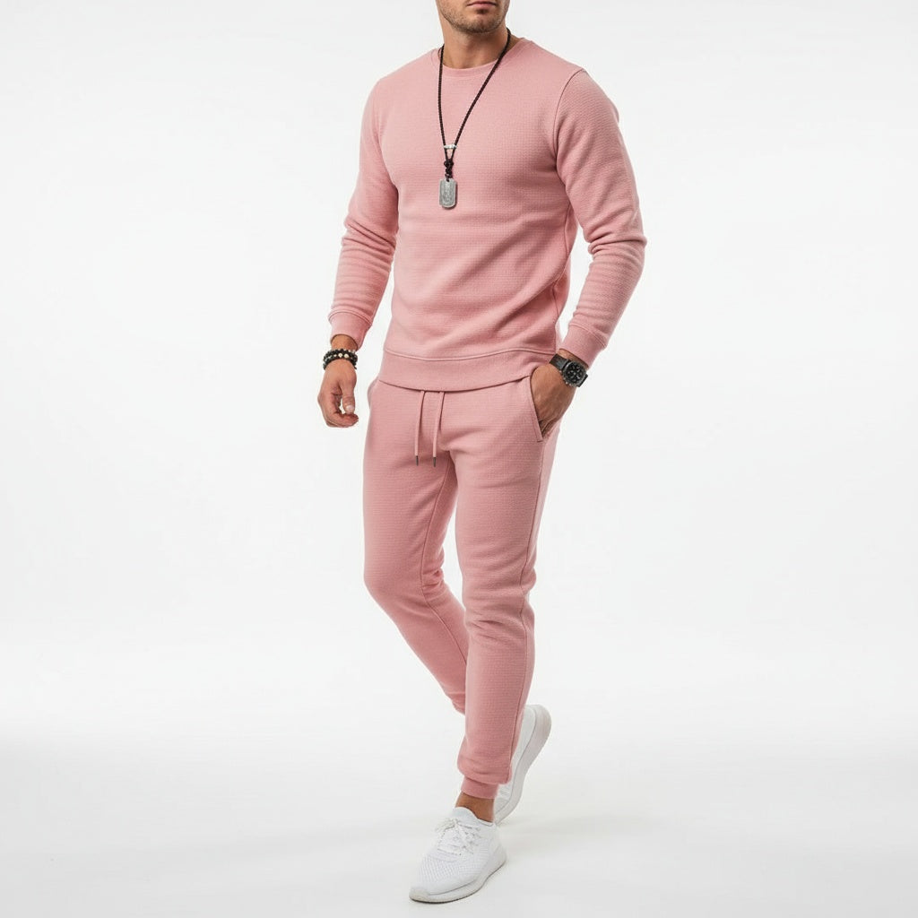 Dario | Completo Tuta Uomo Felpa Girocollo Jogger
