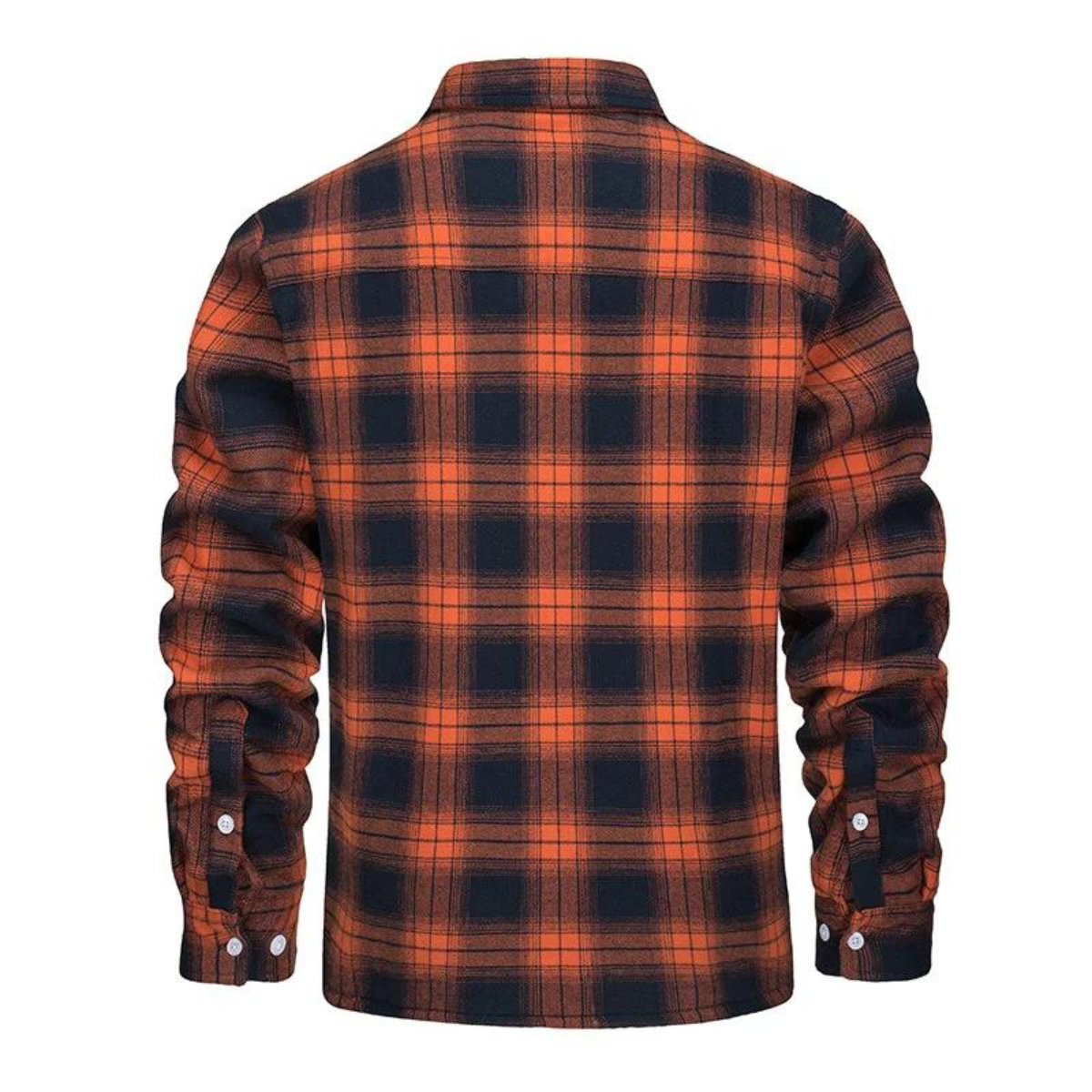 Davide | Giacca Camicia a Quadri Foderata Sherpa Uomo Maniche Lunghe