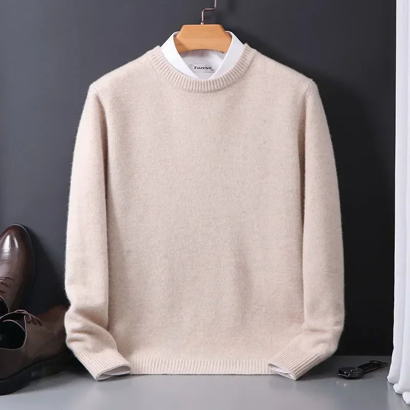 Davide | Maglioni in Cashmere Uomo Girocollo Maniche Lunghe