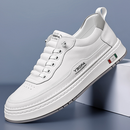 Davide | Sneakers in Pelle Uomo Scarpe da Ginnastica Lacci
