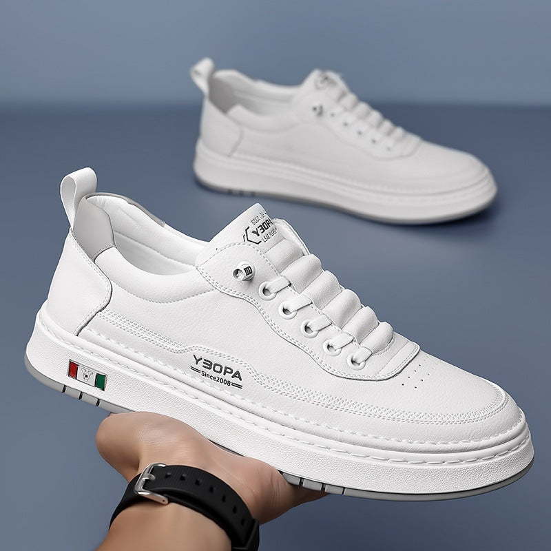 Davide | Sneakers in Pelle Uomo Scarpe da Ginnastica Lacci