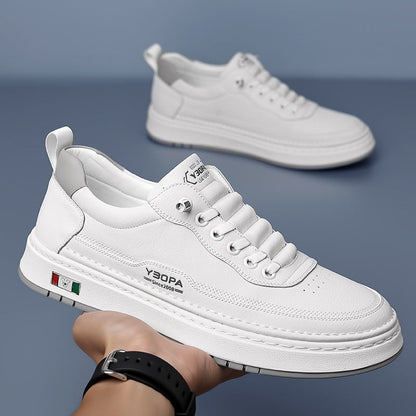Davide | Sneakers in Pelle Uomo Scarpe da Ginnastica Lacci