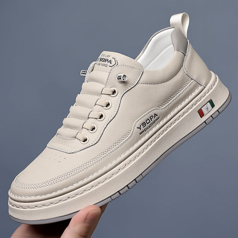 Davide | Sneakers in Pelle Uomo Scarpe da Ginnastica Lacci
