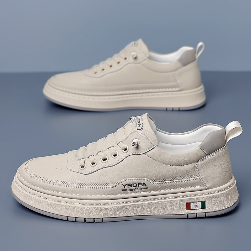 Davide | Sneakers in Pelle Uomo Scarpe da Ginnastica Lacci