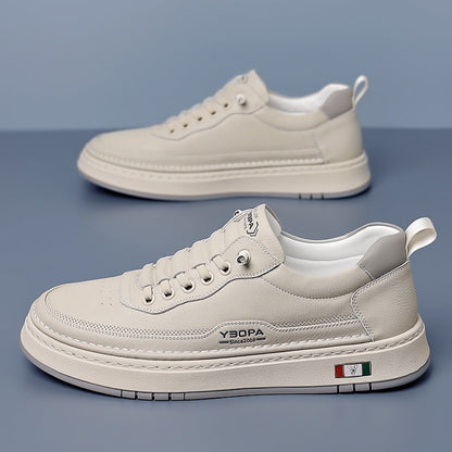 Davide | Sneakers in Pelle Uomo Scarpe da Ginnastica Lacci