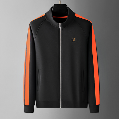 Davide | Tuta Sportiva Uomo Completo con Zip e Bande a Contrasto
