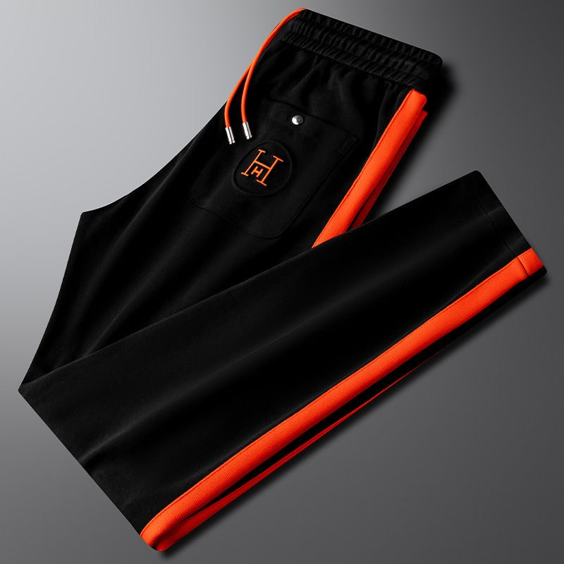 Davide | Tuta Sportiva Uomo Completo con Zip e Bande a Contrasto