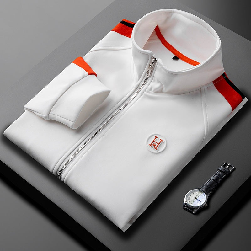 Davide | Tuta Sportiva Uomo Completo con Zip e Bande a Contrasto