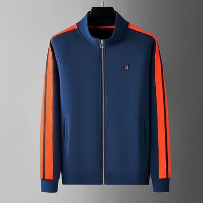 Davide | Tuta Sportiva Uomo Completo con Zip e Bande a Contrasto