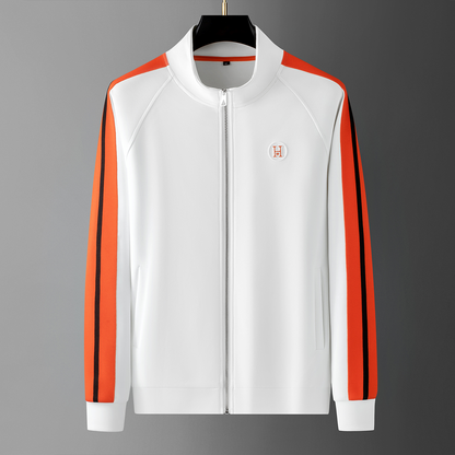 Davide | Tuta Sportiva Uomo Completo con Zip e Bande a Contrasto