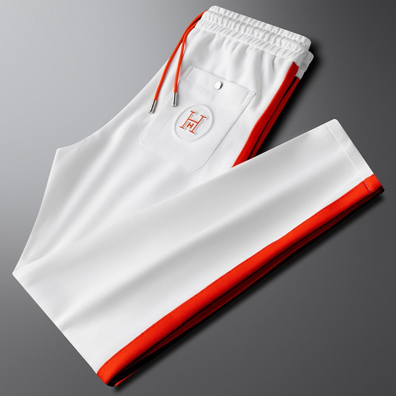 Davide | Tuta Sportiva Uomo Completo con Zip e Bande a Contrasto