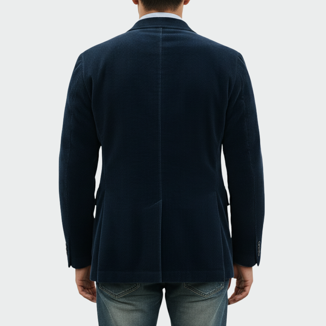 Edoardo | Blazer Uomo di Velluto a Coste con Gilet