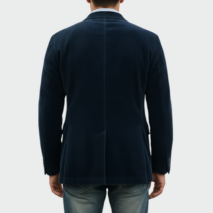 Edoardo | Blazer Uomo di Velluto a Coste con Gilet