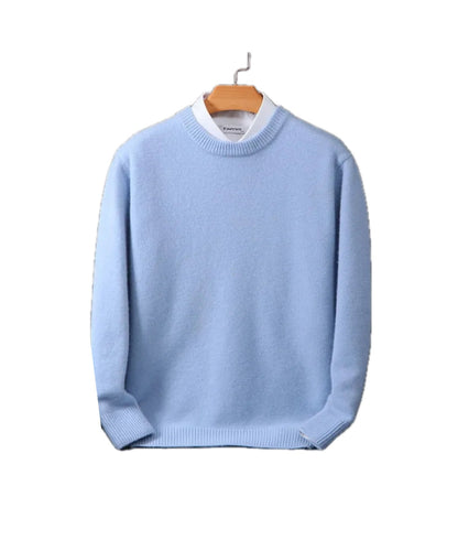 Edoardo | Maglia a Maniche Lunghe Uomo Pullover Cashmere Girocollo