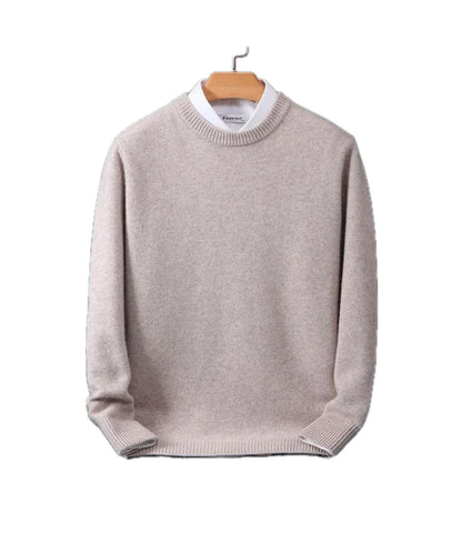 Edoardo | Maglia a Maniche Lunghe Uomo Pullover Cashmere Girocollo
