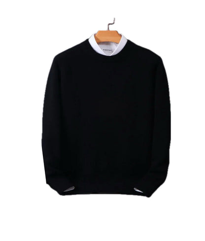 Edoardo | Maglia a Maniche Lunghe Uomo Pullover Cashmere Girocollo