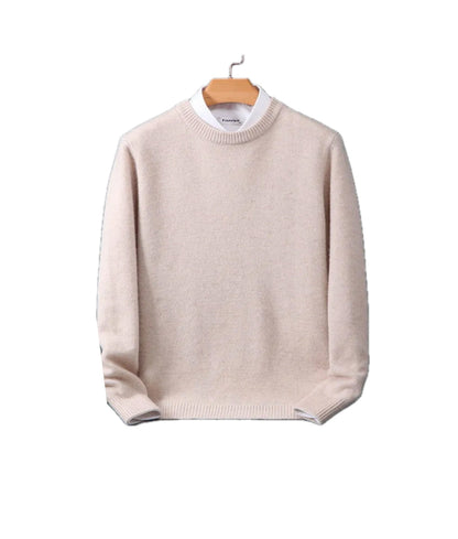 Edoardo | Maglia a Maniche Lunghe Uomo Pullover Cashmere Girocollo