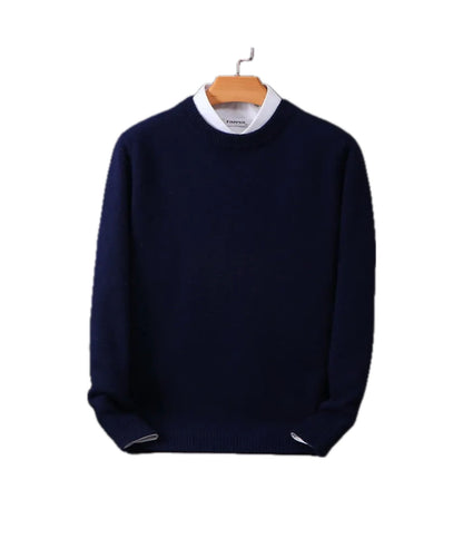 Edoardo | Maglia a Maniche Lunghe Uomo Pullover Cashmere Girocollo