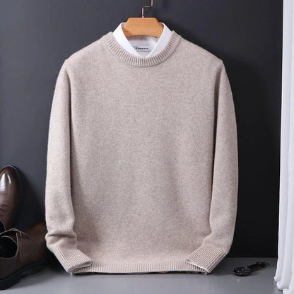 Edoardo | Maglia a Maniche Lunghe Uomo Pullover Cashmere Girocollo