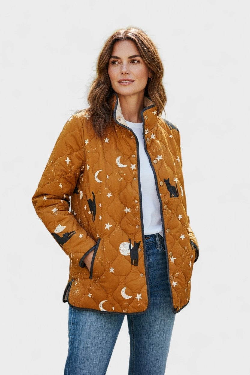 Eleonora | Giacche Invernali Donna Imbottita Patchwork Floreale