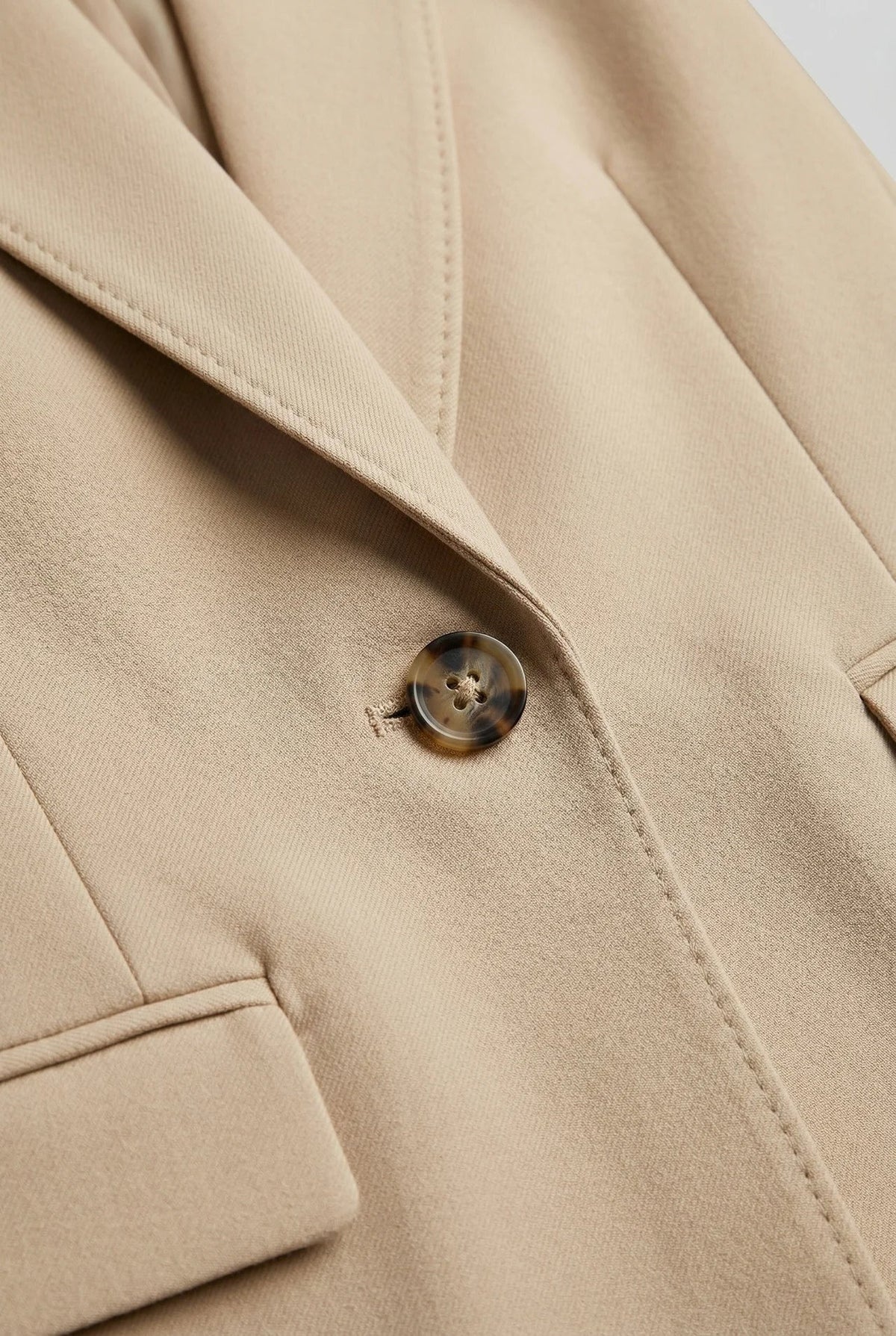 Elisa | Blazer Donna Strutturato Monobottone Slim Fit Tasche