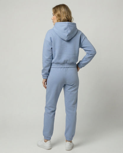 Elisa | Completo Donna Tuta con Cappuccio e Jogger Felpato