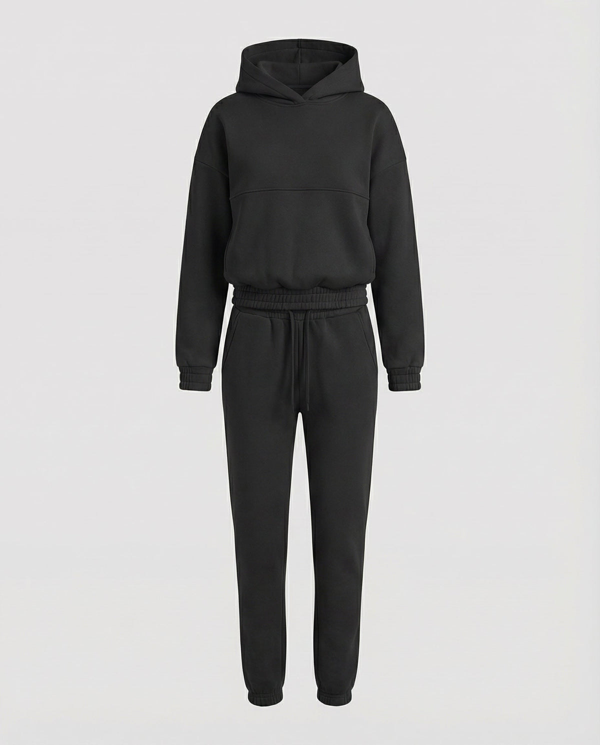 Elisa | Completo Donna Tuta con Cappuccio e Jogger Felpato