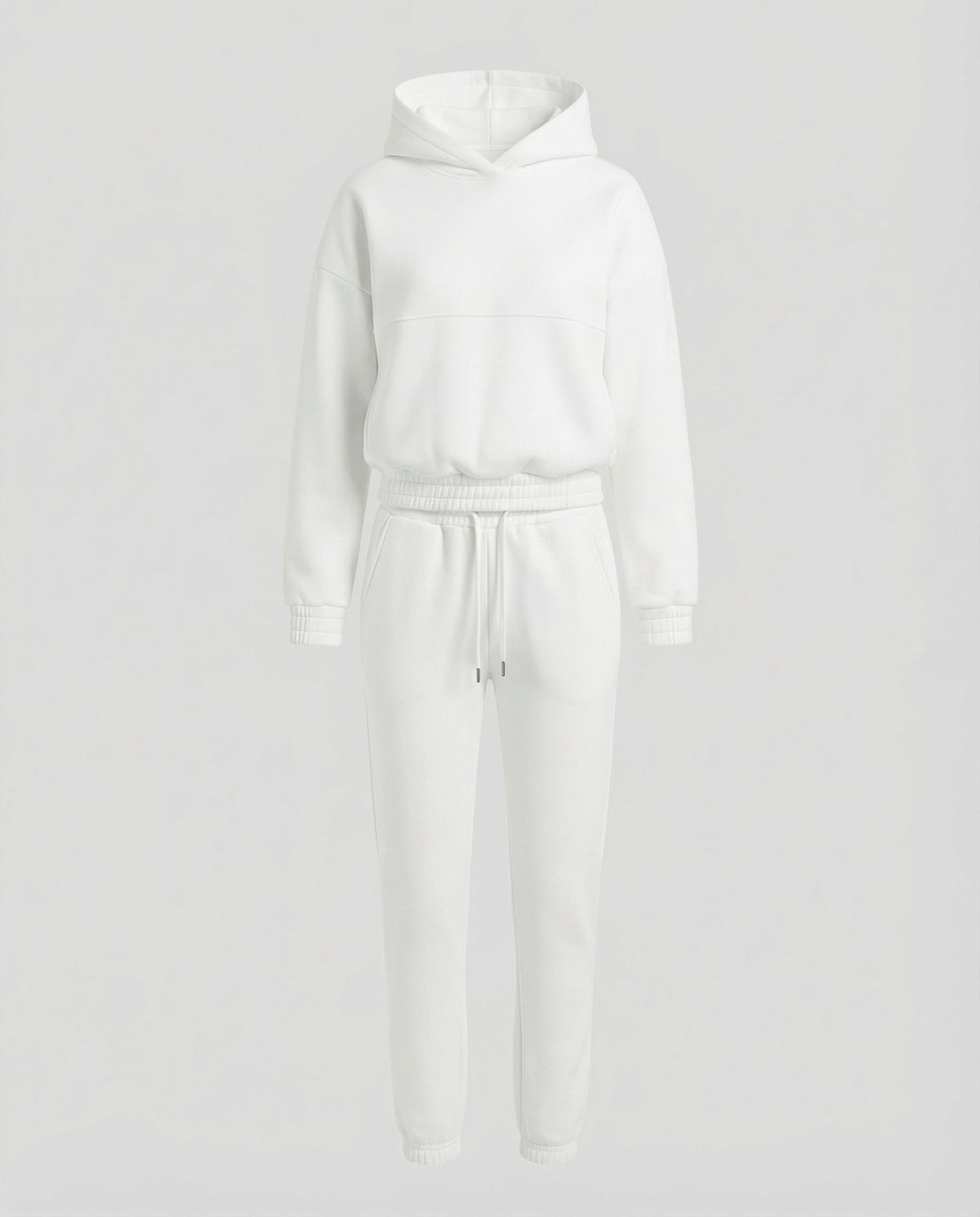 Elisa | Completo Donna Tuta con Cappuccio e Jogger Felpato