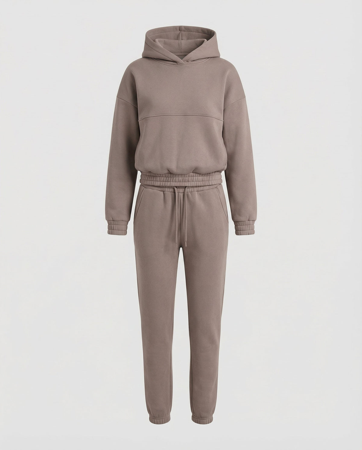Elisa | Completo Donna Tuta con Cappuccio e Jogger Felpato