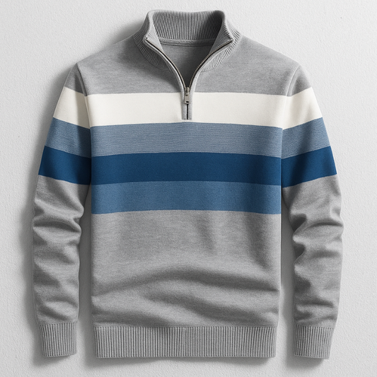Emanuele | Maglia Cotone Manica Lunga Uomo Maglie Maniche Lunghe Zip