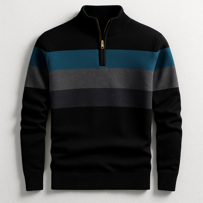 Emanuele | Maglia Cotone Manica Lunga Uomo Maglie Maniche Lunghe Zip