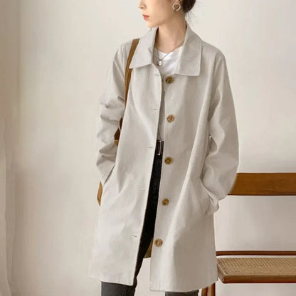Emma | Cappotto Lungo Donna Elegante Bottoni