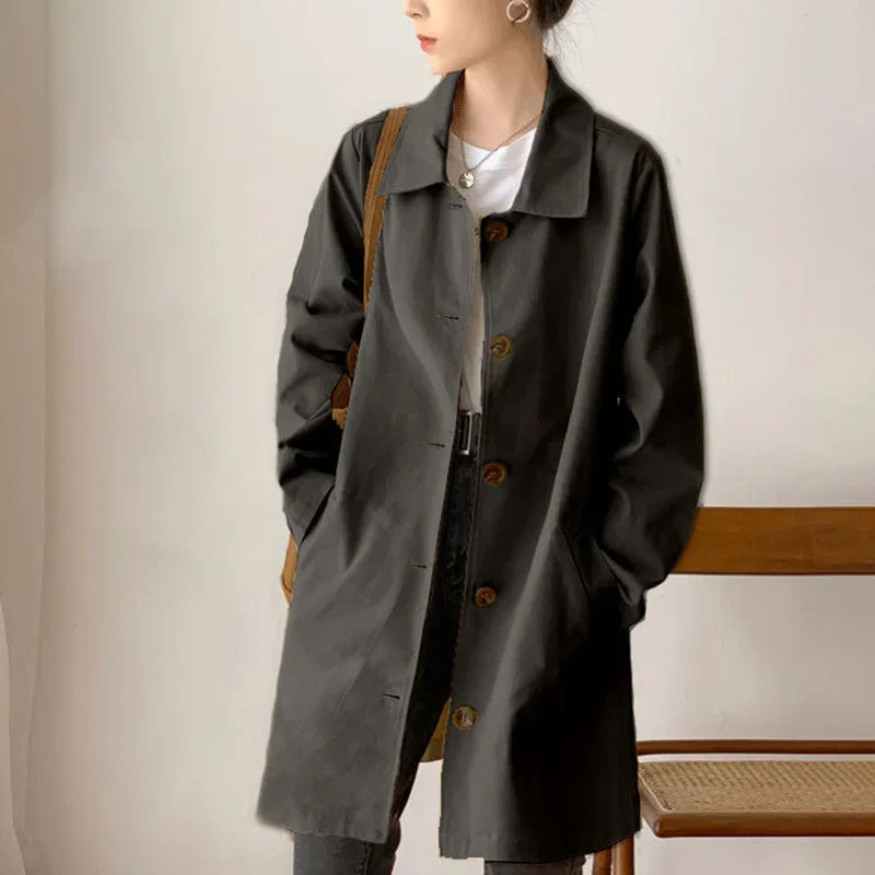 Emma | Cappotto Lungo Donna Elegante Bottoni