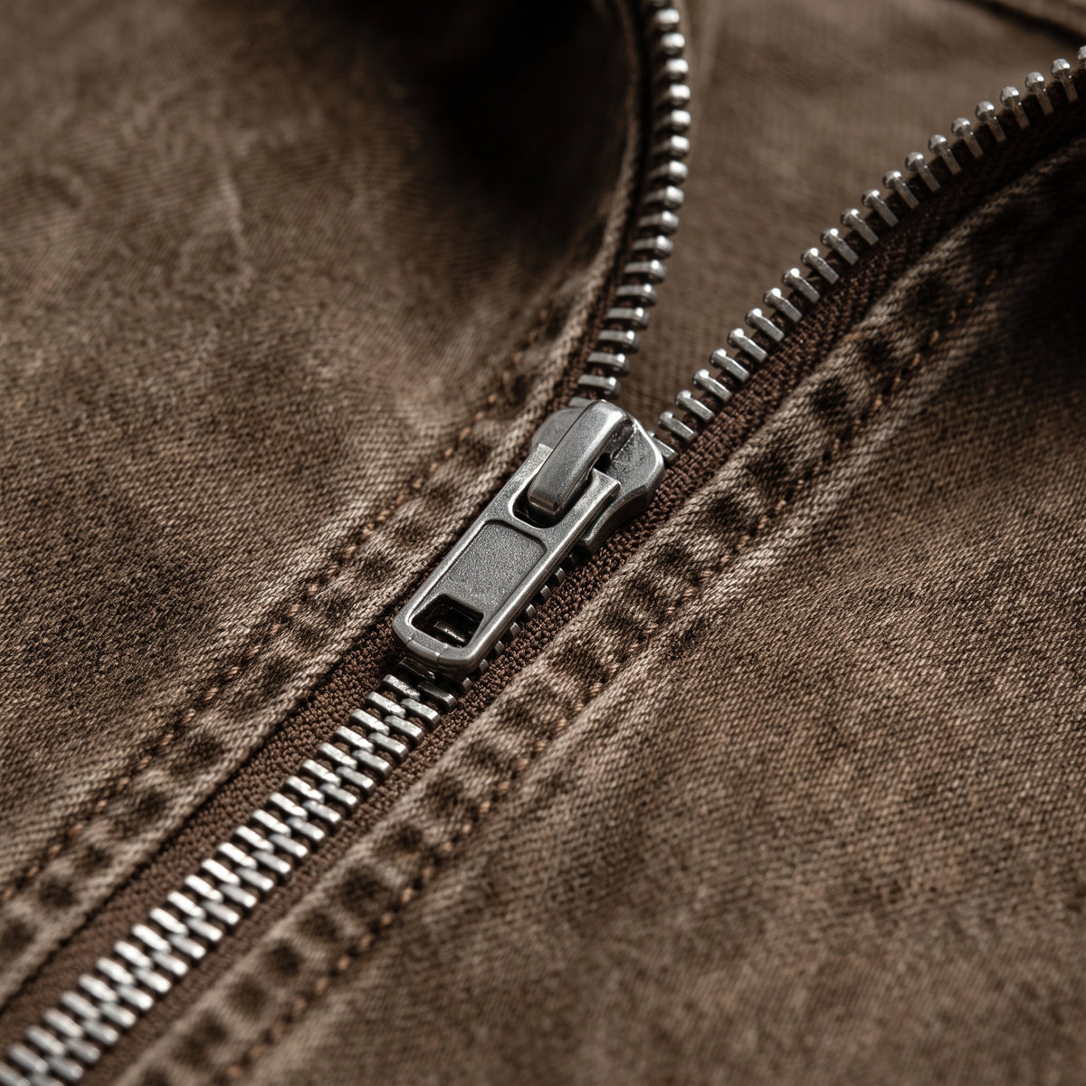 Fabio | Giacca Casual Uomo in Denim con Cappuccio Mezza Zip