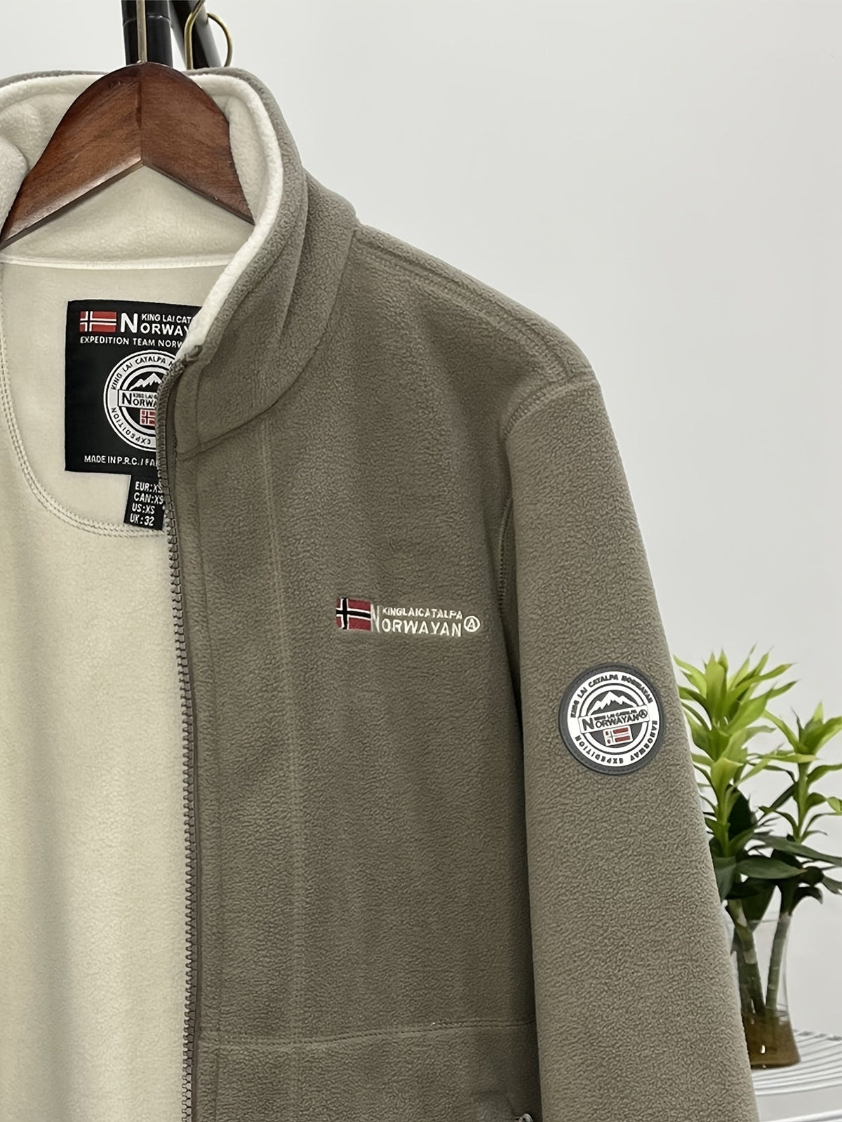 Federico | Giacca Pile Uomo Outdoor Collo Alto Zip