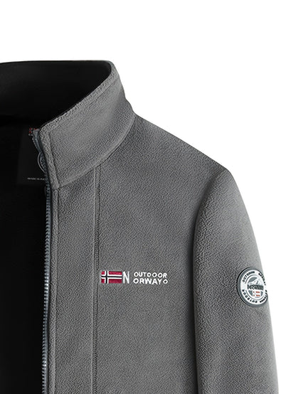 Federico | Giacca Pile Uomo Outdoor Collo Alto Zip