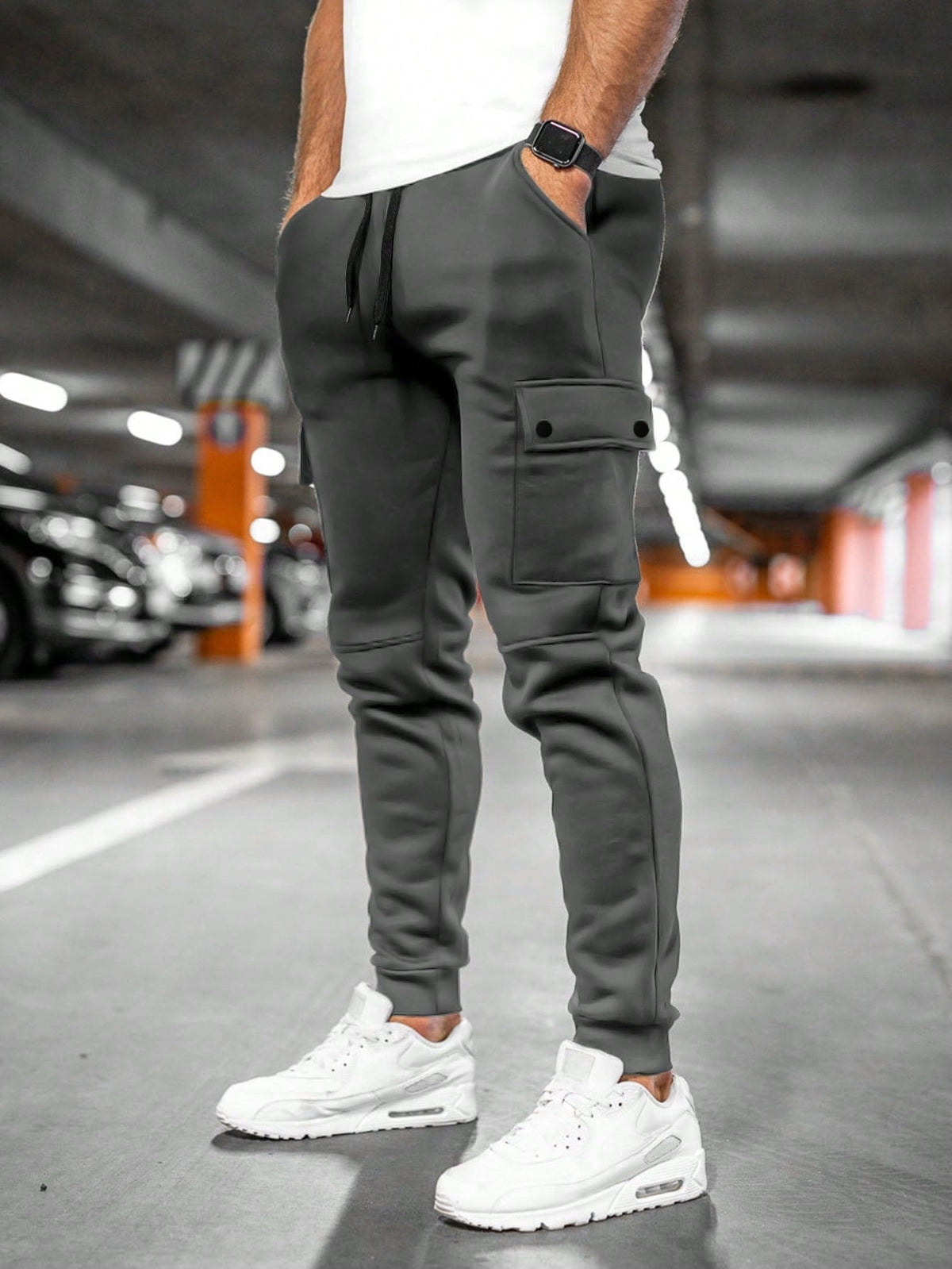 Federico | Pantalone Cargo Uomo Jogger Tasche Laterali