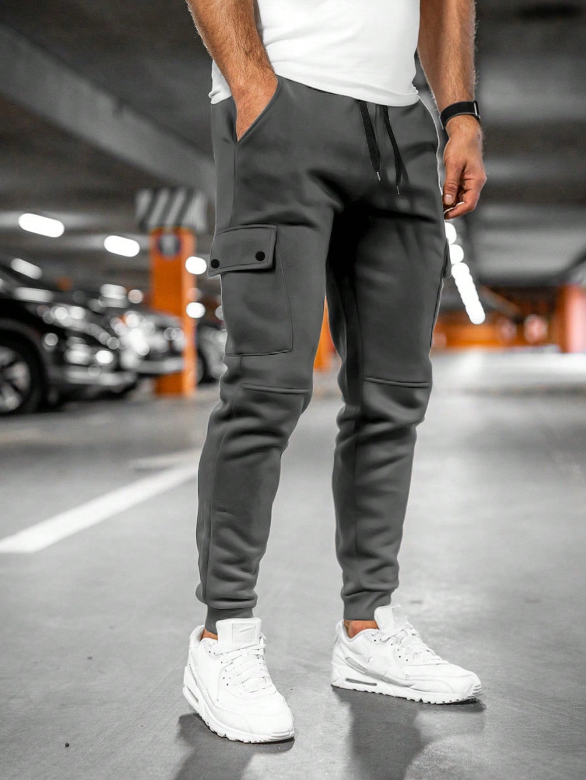 Federico | Pantalone Cargo Uomo Jogger Tasche Laterali
