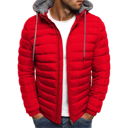 Filippo | Giacca Trapuntata con Cappuccio Uomo Giubbino Invernale