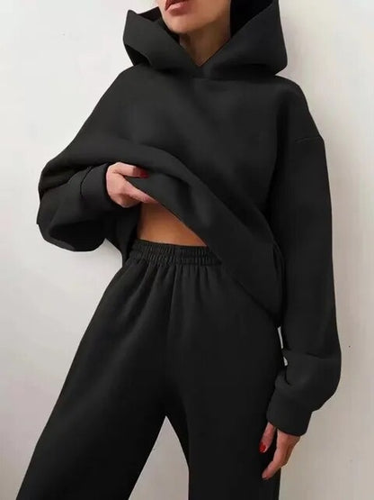 Francesca | Tute Sportive Donna Completo Felpa con Cappuccio