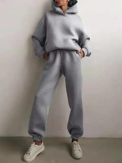 Francesca | Tute Sportive Donna Completo Felpa con Cappuccio