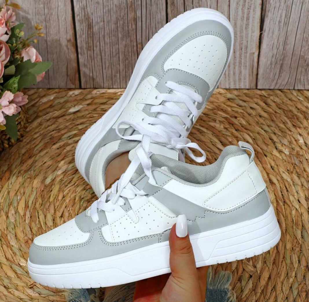 Gaia | Scarpe da Ginnastica Donna Stringate Suola Platform