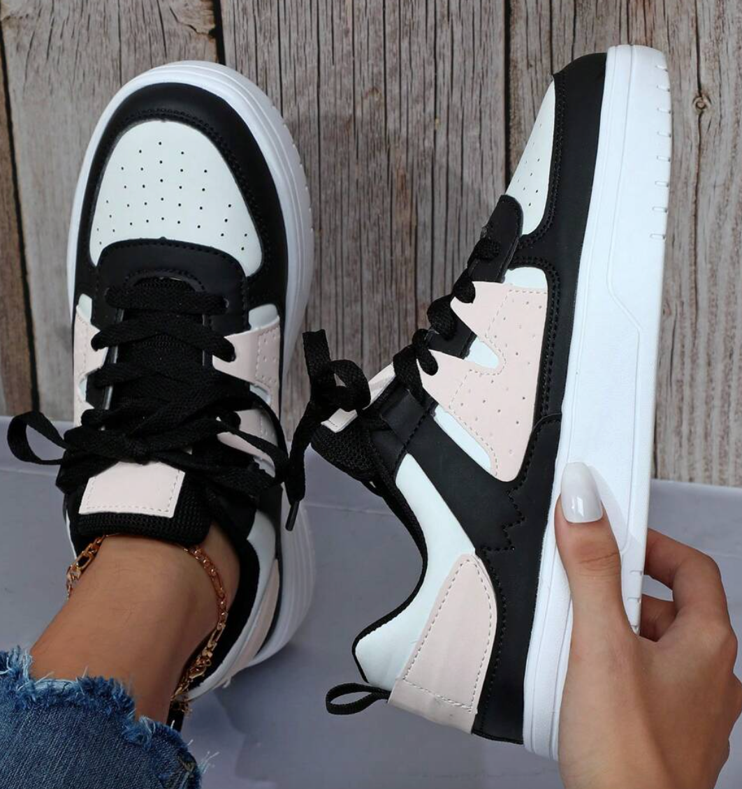 Gaia | Scarpe da Ginnastica Donna Stringate Suola Platform