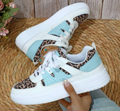 Gaia | Scarpe da Ginnastica Donna Stringate Suola Platform