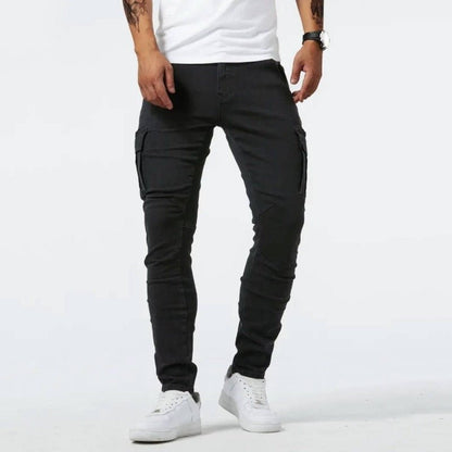 Giacomo | Jeans Cargo Uomo Slim Fit Tasche Laterali