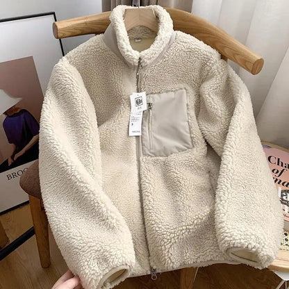 Ginevra | Giacca Montone Donna in Pile Morbido con Zip