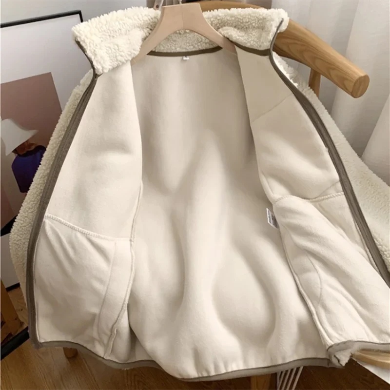Ginevra | Giacca Montone Donna in Pile Morbido con Zip