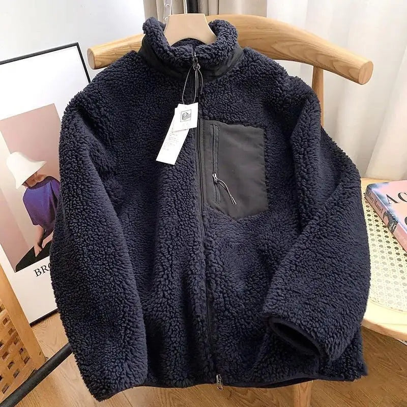 Ginevra | Giacca Montone Donna in Pile Morbido con Zip